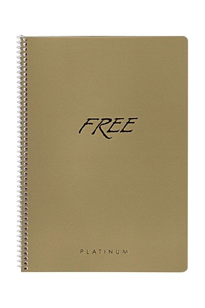 KESKİN COLOR Free Platinum A5 80 Sheets Lined PP Cover School Notebook (450521)