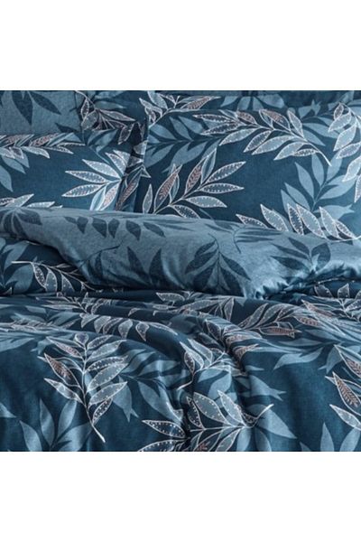 Class Home Collection Double Linen Set Class Home Collection 100% Satin Cotton, 210TC 6 Pieces Duvet Cover 200x220cm Irene