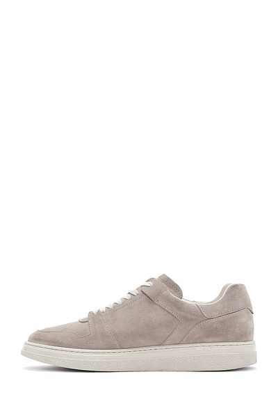 Derimod Men's Suede Leather Mink Sneakers - Lace-up, 24sfd615410