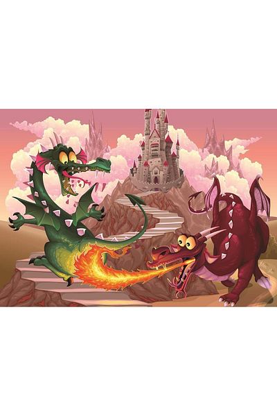 Art Puzzle Dragons 50 Piece Puzzle
