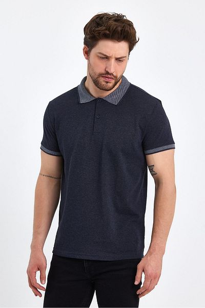 yakamor Men's Polo Neck T-Shirt