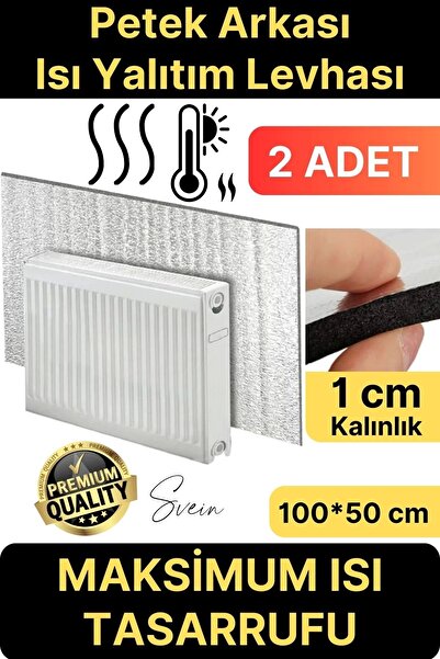 Svein 2 Adet Petek Arkası 1 Cm Isı Yalıtım Levhası Radyatör Izolasyon Kalorif...