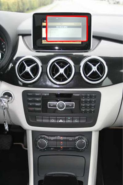 Techmaster Mercedes B Series 2015-2018 Navigation Tempered Screen Protector