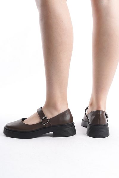 Shoesers Дамски ежедневни обувки с единична катарама, дизайн на балерина