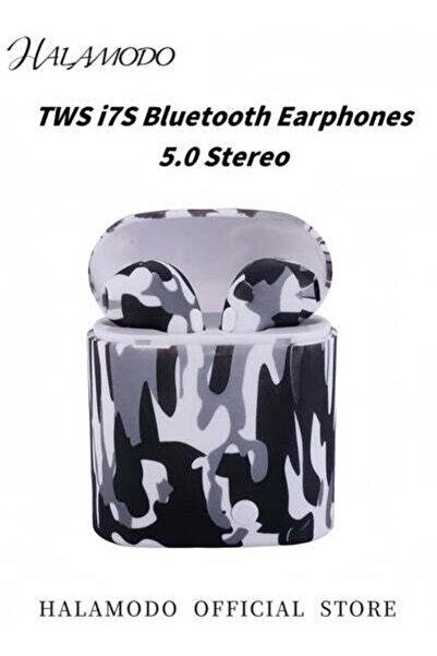 HALAMODO Wireless Bluetooth Earphones Camouflage Earphones Stealth Sports Earphones Stereo Bluetooth Headset