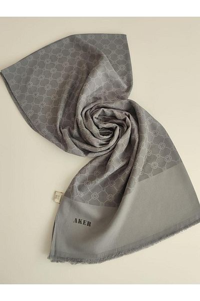 Aker Elegance Monogram Shawl