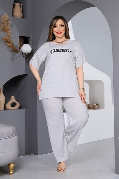 DPARİS Plus Size Pajama Set