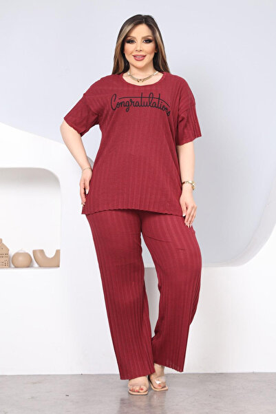 DPARİS Plus Size Pajama Set