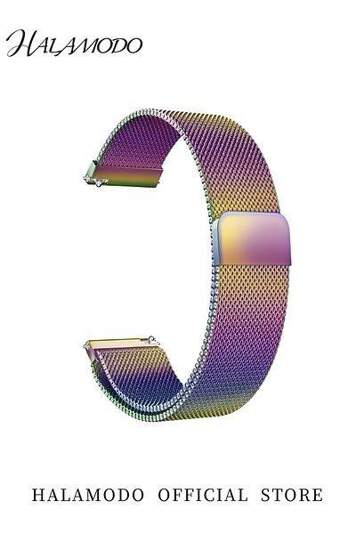 HALAMODO Stainless Steel Replacement Band Compatible with Galaxy Watch 3 / Gear S3 Frontier/ Classic / Active
