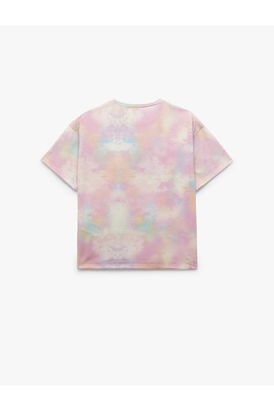 Koton Licensed Stitch Printed Crew Neck Short Sleeve T-Shirt
