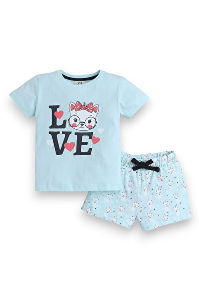 Victor and Jane - Printed T-shirt and Shorts Pyjama Set