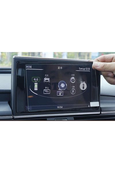 Techmaster For Audi A6 A7 A8 2011-2018 8 Inch Navigation Tempered Screen Protector