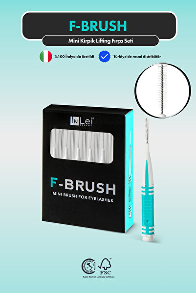 İnLei F-Brush Mini Kirpik Fırça Seti Hassas Kirpik Lifting Şekillendirme ve T...