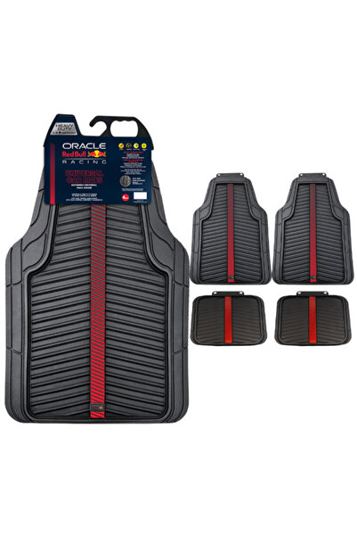 Red Bull سجادات سيارة أوراكل ريسينغ شديدة التحمل، مكونة من 4 قطع