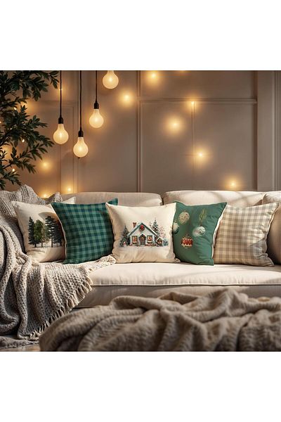 Evdek Husa de perna de Craciun DS17 - Design confortabil si elegant