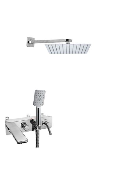 Eca Novita Concealed Concealed Bathroom Faucet Shower Set All Parts Included 30X30