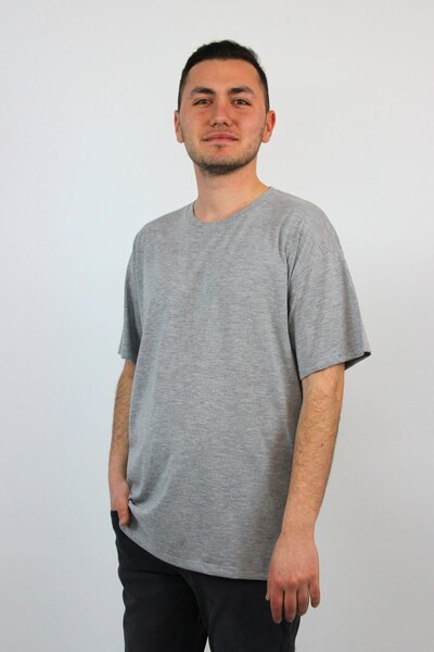 yakamor Ανδρικό μπλουζάκι Compact Combed Oversize