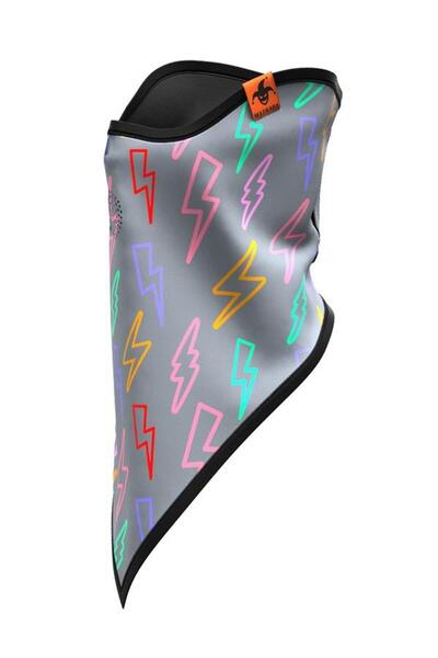 Maskara Baskılı Üçgen Maske Snowboard, Kayak, Motosiklet, Bisiklet Polarlı Ka...