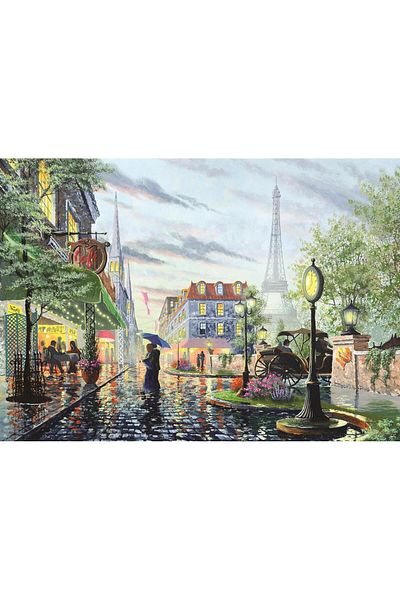 Art Puzzle Summer Rain, Paris 2000 Piece Puzzle