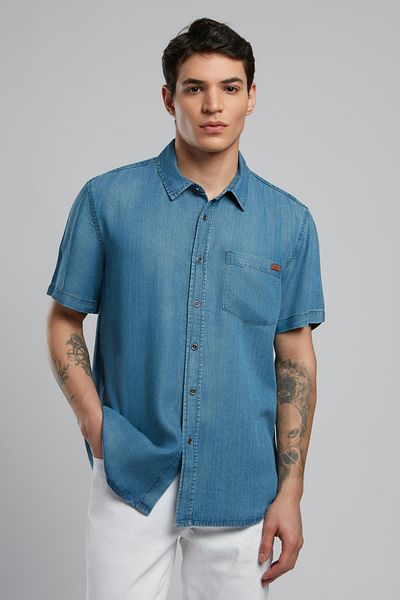 Lee Cooper Мъжка дънкова риза Worner 3