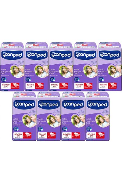 Canped Extra 80*180cm XL Mattress Protector Cover 90 Pieces (9Pk*10)