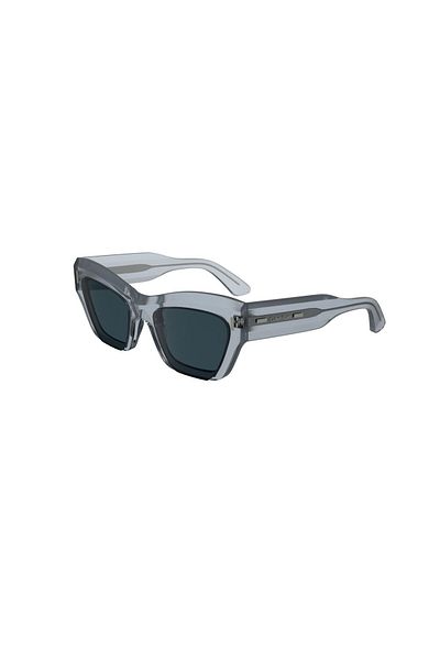 Calvin Klein Ck 24531S 601 53 Unisex Geometric Transparent Bone Sunglasses
