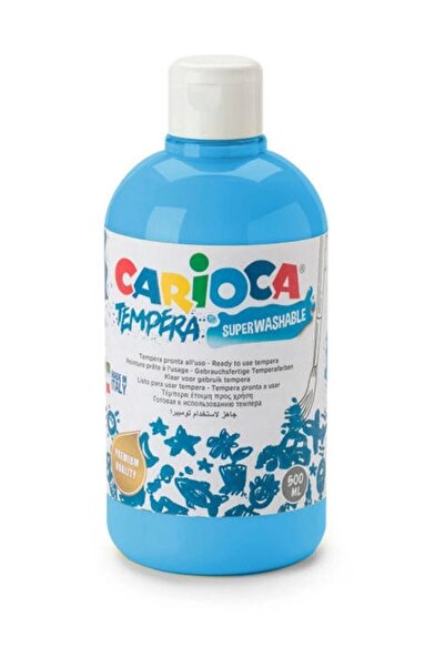 CARIOCA Tempera Boya (SÜPER YIKANABİLİR) 500ml - Mavi