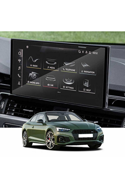 Techmaster Audi A4 A5 2020 Navigation Tempered Screen Protector
