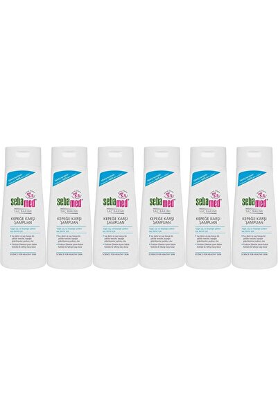 Sebamed Şampuan 400ML Kepeğe Karşı ve Yağlı Saç Tipleri için (6 Lı Set)