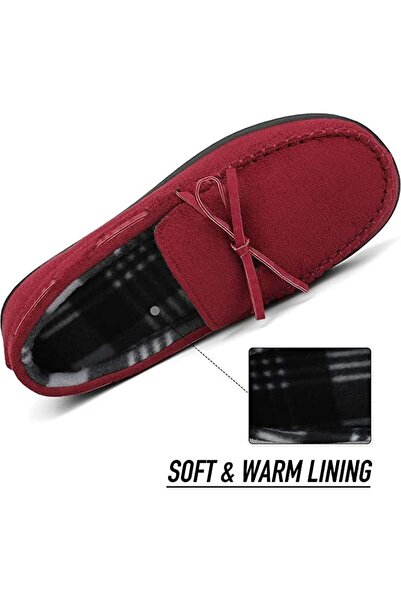 MISHANSHA Mishansha slippers, red, textile/rubber/memory foam, 38