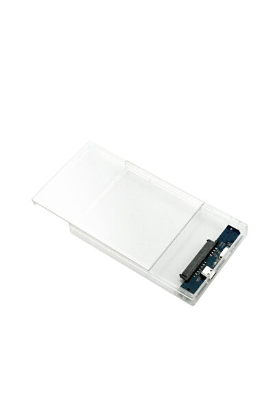 Techmaster 2.5 Inç Usb 2.0 Sata Ssd Harddisk Hdd Harici Kutu Şeffaf Dd-115t