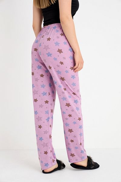 DONEX Soft Textured Flexible and Comfortable Poly Viscon Fabric Pajama Bottom