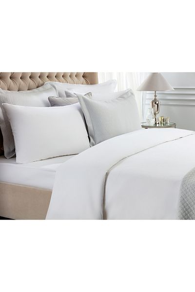 Madame Coco Daisi Double Ranforce Plain Bettbezug – Weiß