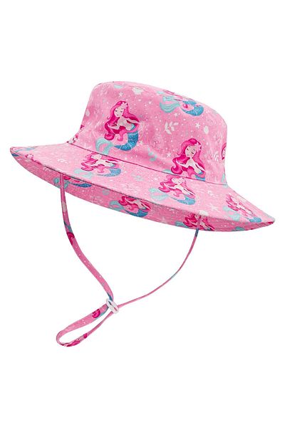 Petityu Upf50+ Pink Mermaid Mermaid Sun Protection Hat