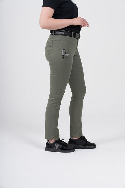 Nihal Eren Butik Large Size Lycra Seasonal High Waist Trousers