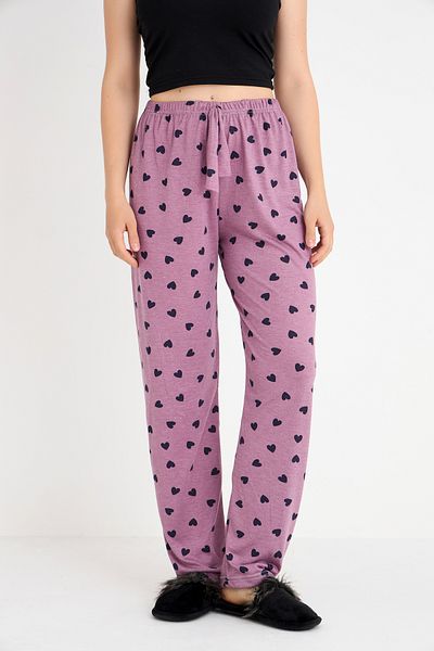 DONEX Soft Textured Flexible and Comfortable Poly Viscon Fabric Pajama Bottom