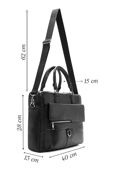 Derimod Men's Black Briefcase 23Wbd 311018