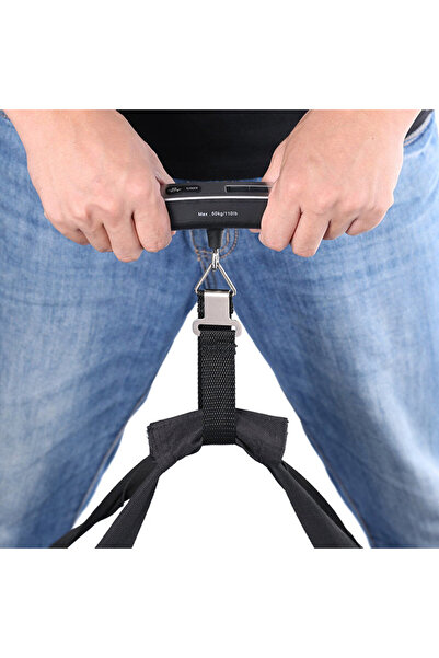 Techmaster Dijital El Kantarı 50 Kg Bavul Kurban Terazisi Işıklı Pil Hediye