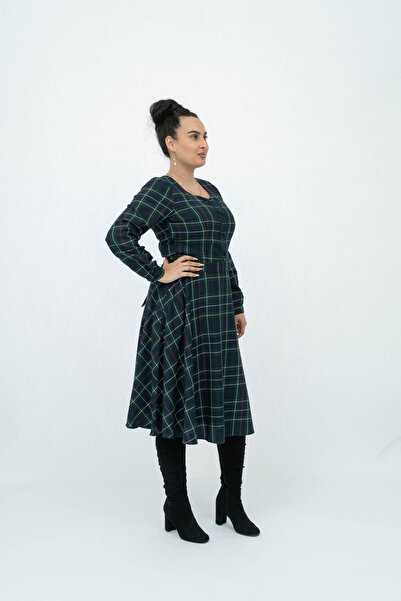 Gorgeaux Rochie Verde in Carouri Paula - 3XL(46)