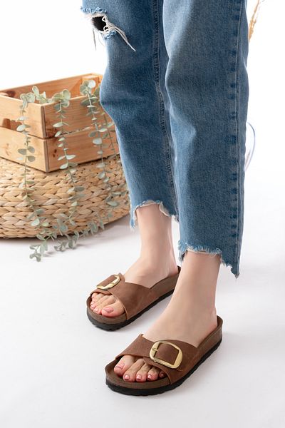GNY AYAKKABI Casual Παντόφλες - Ορθοπεδική Σόλα και Μονή Πόρπη