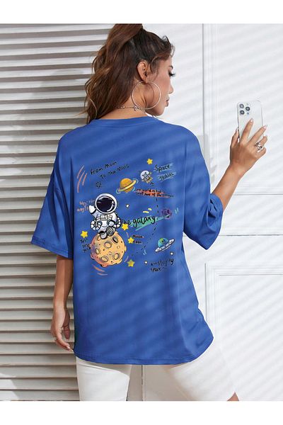 uyguntarz Μπλουζάκι με στάμπα Unisex Galaxy Design