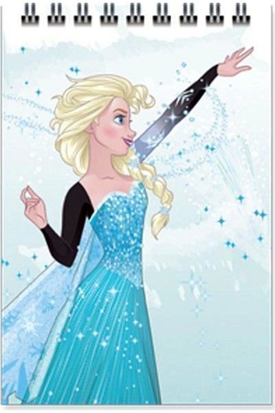 KESKİN COLOR Frozen A7 42 Sheets Spiral Notepad