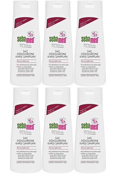 Sebamed Şampuan 200ML Saç Dökülmesine Karşı (Tüm Saç Tipleri için) (6 Lı Set)