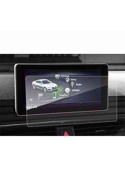 Techmaster Audi A4 A5 2017 2018 Navigation Tempered Screen Protector
