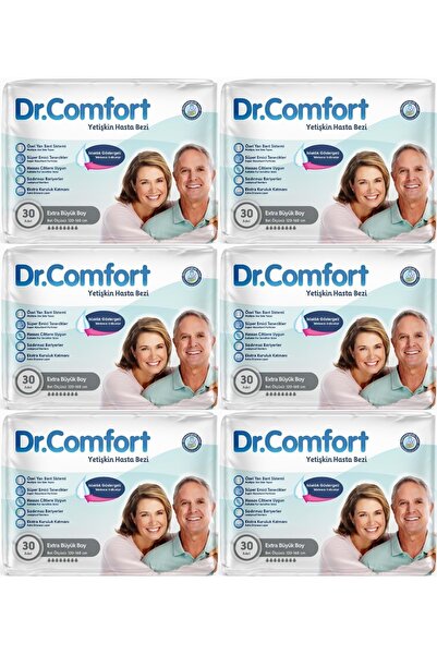 Dr.Comfort حفاضات كبيرة جدًا للبالغين - 180 قطعة مقاس XL من القماش مع حزام خص...