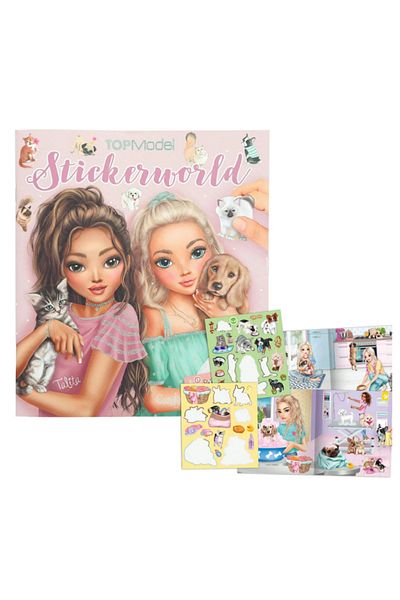 Top Model by Depesche Topmodel Stickers World Notebook