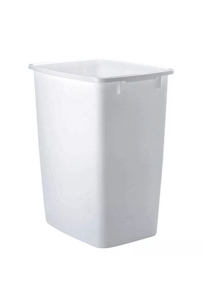 RUBBERMAID سلة نفايات بلاستيكية متينة مفتوحة من الأعلى سعة 34 لترًا