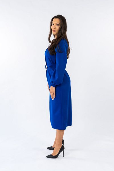 Gorgeaux Rochie Albastru cu Cordon Martina - S(36)