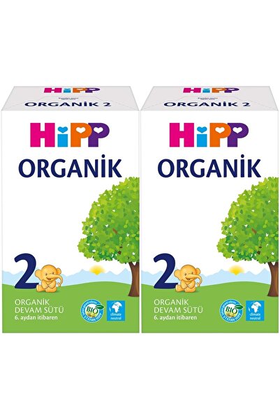 Hipp Organik Devam Sütü 600GR No:2 (6. Aydan İtibaren) (2 Li Set)