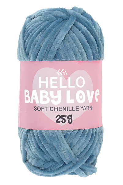 Hello Baby Love Şönil Kadife Punch İpliği 25 gr
